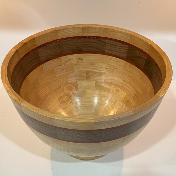 Segmented Turned Bowl - Picture 2 of 3